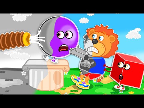 Маша и Леопольд. Слон втягивает цвета - Серии для всей семьи - Lion Family на русском