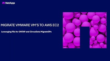 Demo: Migrate VMware to AWS and FSx for ONTAP with Cirrus Data