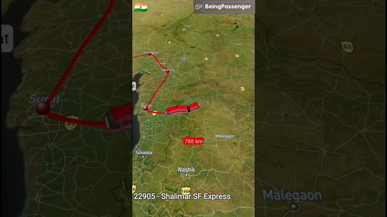 22905 - Shalimar SF Express From Okha to Shalimar 