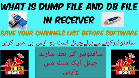 how to save #channellist and #dump file in USB|what is dump file and db file||Abdullah tech