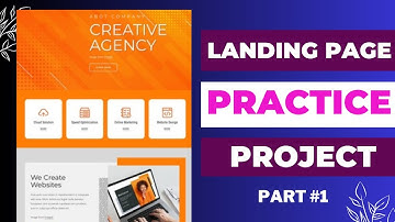 Landing Page Practice Project HTML, CSS, JAVASCRIPT and SCSS | Head Section  Web Development Project