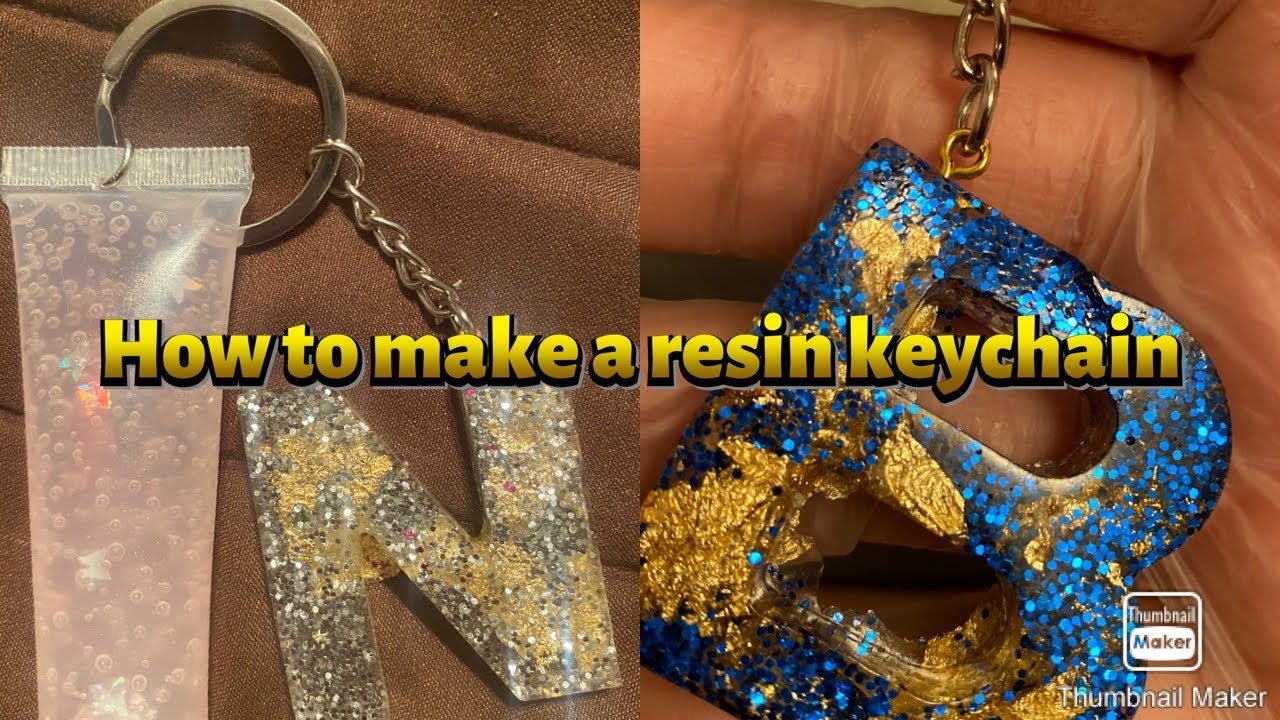 How to make a resin keychain (step by step) YouTube