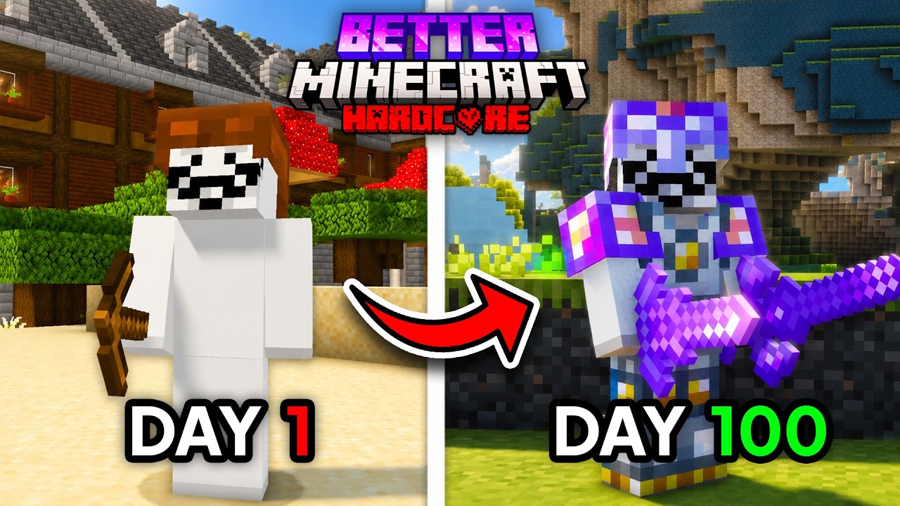 I Survived 100 Days in Better Minecraft Hardcore