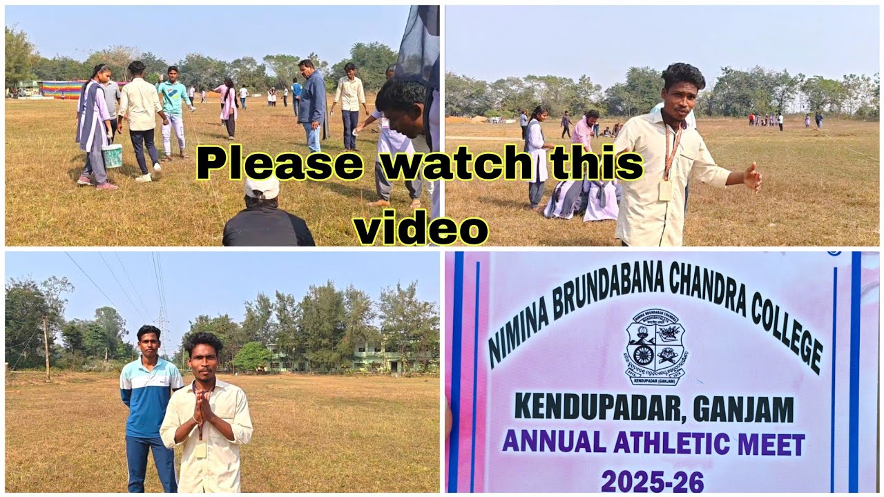Annual athletic meet 2025-26Nbc college Kendupadara ganjam 