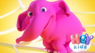 Video thumbnail of "Egy Elefánt gyerekdal 🐘 HeyKids - Gyerekdalok és mondókák"