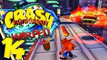 Crash Bandicoot 3: Warped [HD] 105% Playthrough part 14 (Level 12 - Deep Trouble + Red Gem Obtained)
