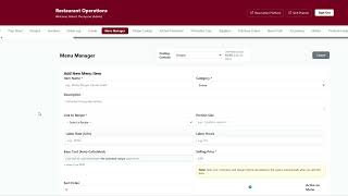 Celebrity TableReserve Restaurant Operations Tutorial Profile