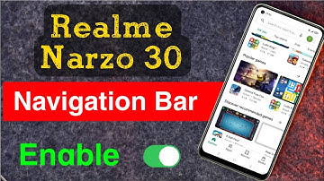 How to Enable Navigation Button in Realme Narzo 30 | Realme Narzo 30 me Back Button Kaise Lagaye