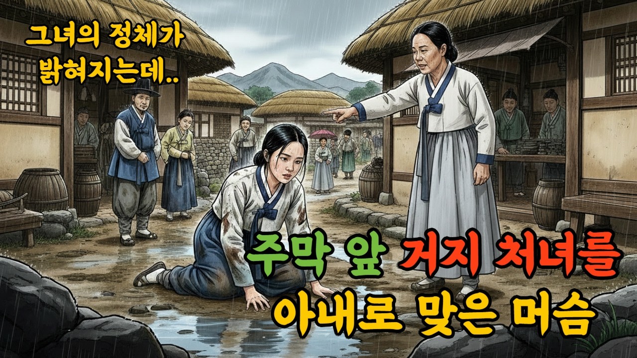 주막 앞 거지 처녀를 아내로 맞은 머슴 /옛날이야기/전래동화/야담/민담/설화