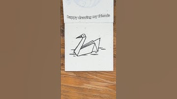 Step-by-step guide to effortlessly draw an impressive origami swan