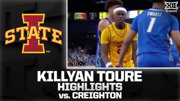 Killyan Toure Puts Up 20 Pts vs. Creighton | 2025-26 Big 12 Men’s Basketball