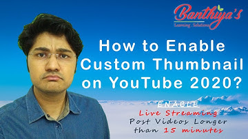 How to Enable Custom Thumbnail on YouTube 2020? | YouTube Studio | Hindi