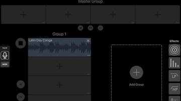 Importing Audio Files - Group the Loop.