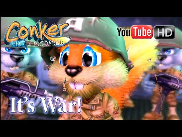 Conker: Live u0026 Reloaded [Xbox] - ✪ It's War ✪ | D-Day Parody | ✪ TRUE HD QUALITY ✪ class=