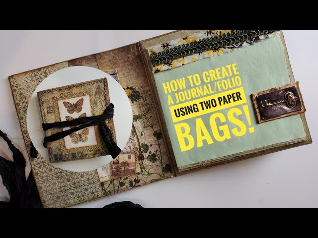 Book binding  Make Book Pages from a Brown paper bag - iHannas Blog