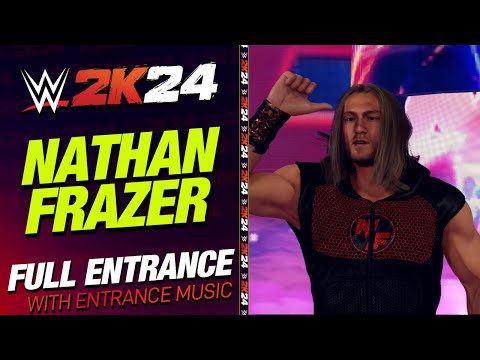 NATHAN FRAZER WWE 2K24 ENTRANCE - #WWE2K24 NATHAN FRAZER ENTRANCE THEME