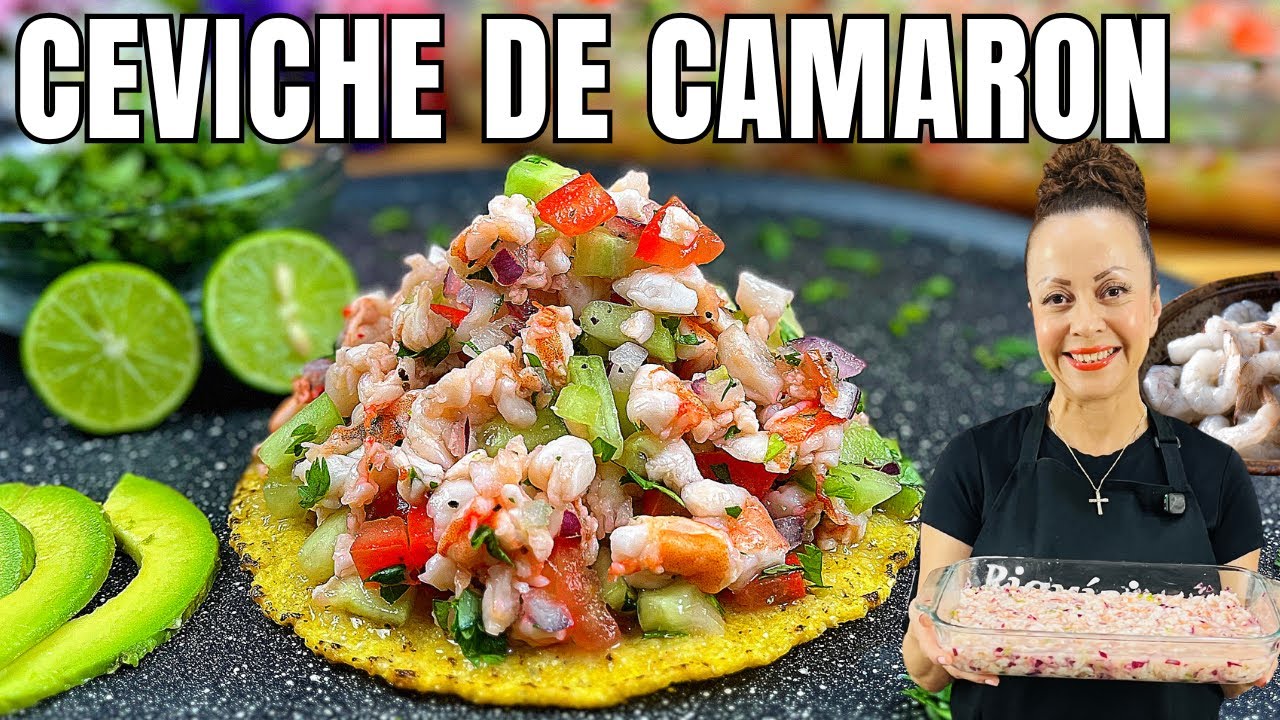 Cómo Hacer Ceviche de Camarón PERFECTO Paso a Paso