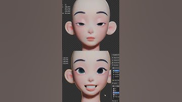 블렌더로 3D 캐릭터 만들기 Blender 3D Character Timelapse