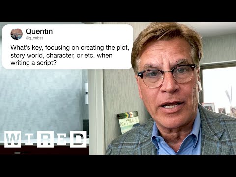 Aaron Sorkin Answers Screenwriting Questions From Twitter | Tech Support | WIRED