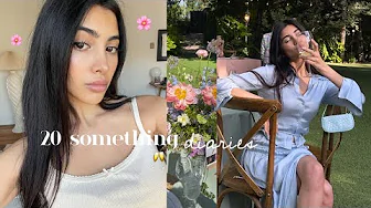 Fairytale wedding vlog 🌸 workout routine, farmer's market, diy flower heels & mental health update