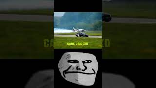 Bmw Vs Airplane ☠️ | Troll Face Meme 🗿 | #Shorts