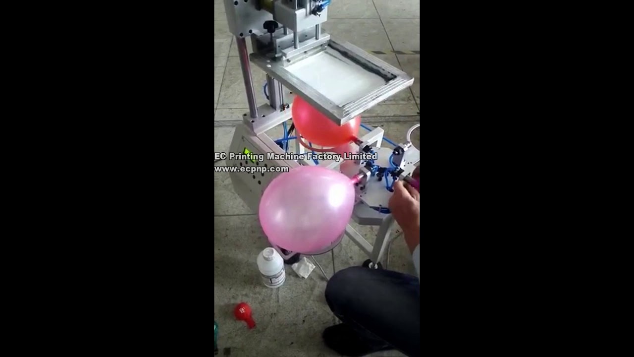 Balloon Screen Printing Machine YouTube