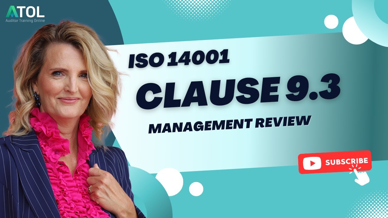 ISO 14001 Clause 9.3 Management Review | Auditor Training Online - YouTube
