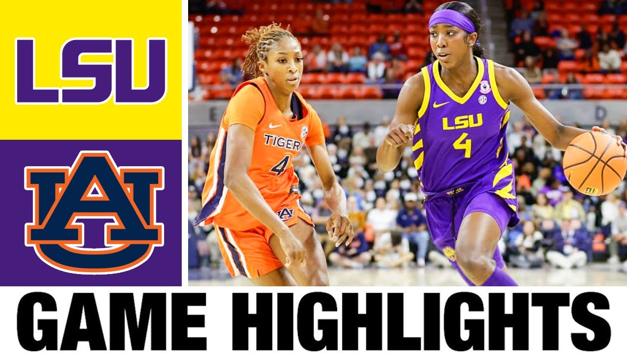 #5 LSU vs Auburn Highlights | Women's Basketball | College Basketball 2026