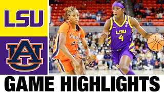 #5 LSU vs Auburn Highlights | Women's Basketball | College Basketball 2026