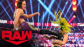 Nia Jax \& Shayna Baszler vs. The Riott Squad – WWE Women’s Tag Team Title Match: Raw, Oct. 5, 2020