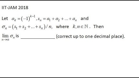 IIT-JAM 2018 Question No- 51 solution