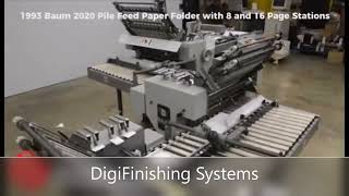 BAUM FOLDER WITH 8 AND 16 PAGES DigiFinishing Systems
