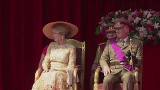 King Philippe of the Belgians attends military parade on Belgium's national day