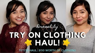 Dresslily Try On Clothing Haul | Petite Haul ($150 Worth of Clothing!) screenshot 4