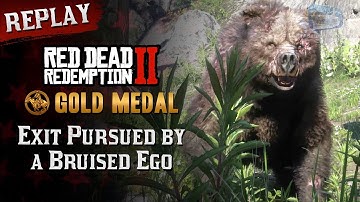 RDR2 PC - Mission #10 - Exit Pursued by a Bruised Ego [Replay & Gold Medal]