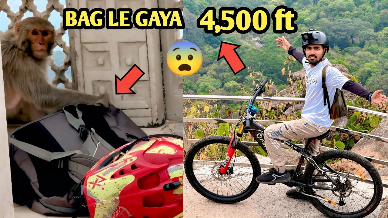 Cycle leke 4,500ft uper pahad pe Aagye 😲