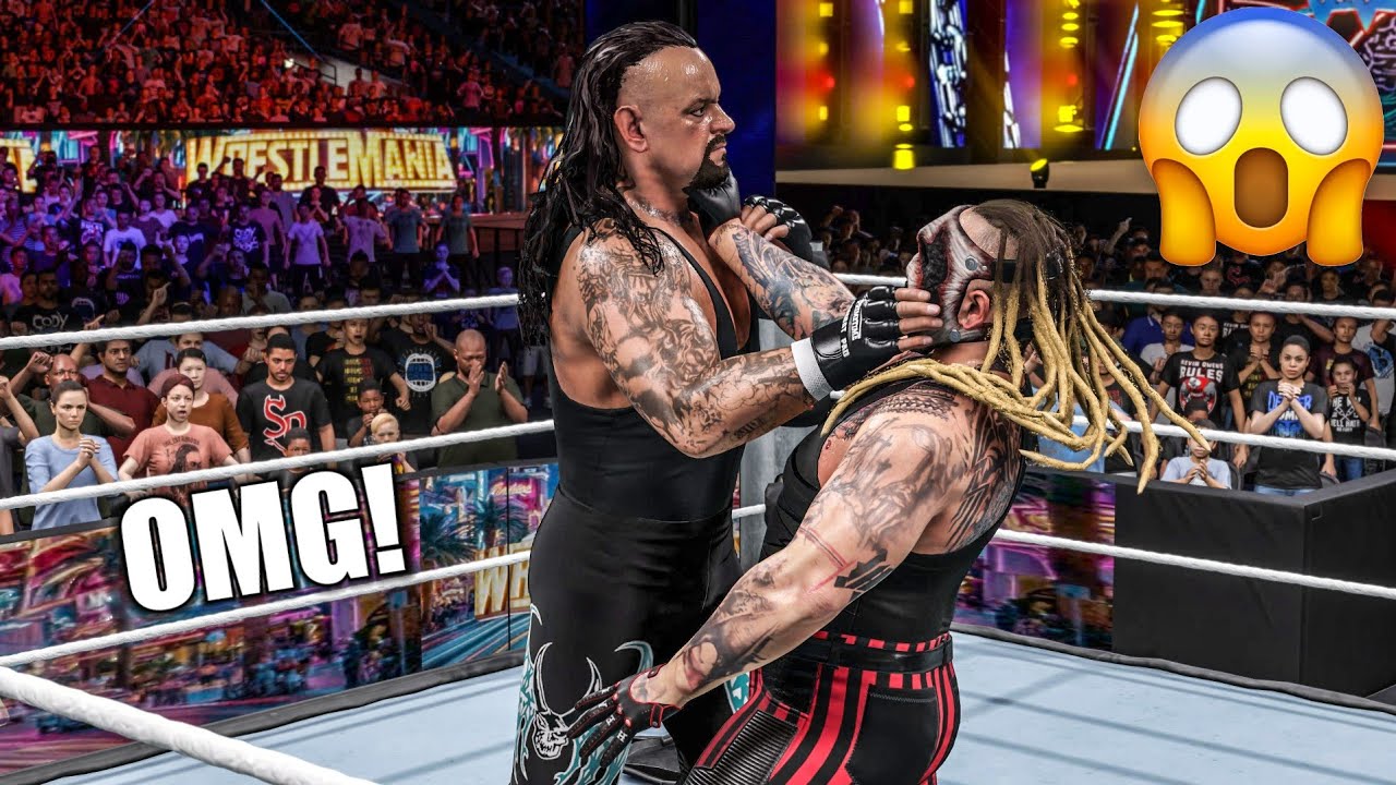 WWE 2K25 — Андертейкер против Брэя Уайатта, известного как «Финд» — мгновенная классика WrestleMa...