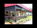 Composite roof project,motorized drop shades,railings Composite roof project,motorized drop shades,railings