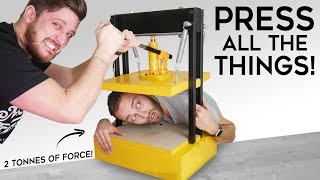 Make Your Own Plastic Sheet Press