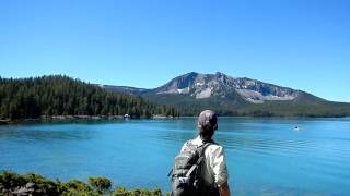 Paulina Lake loop hike - Newberry National Volcanic Monument Central  Oregon