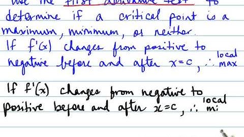 mcv 4.2 Maximum and Minimum part 1