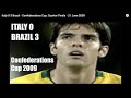 Italy 0-3 Brazil - Confederations Cup: Quarter Finals - 21 June 2009