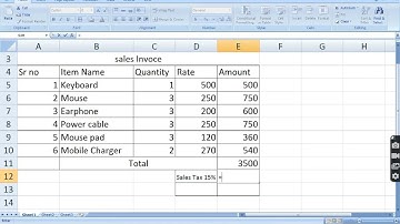 How to make Sales invoice| Ms Excel| Sales Voucher| Advance Excel  #Salesinvoice #salesvoucher