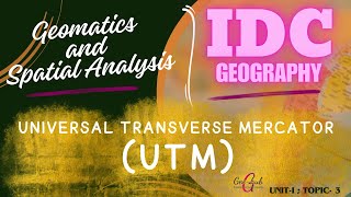 UNIVERSAL TRANSVERSE MERCATOR ( UTM ) PROJECTION