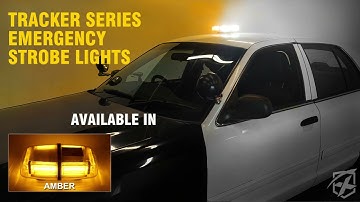 Tracker Series 60W COB LED Rooftop Strobe Light with Magnetic Base