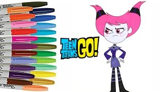 Teen Titans Go Coloring Book Page Jinx How To Color Sprinkled Donuts