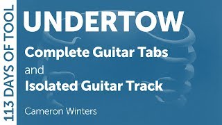 Tool - Undertow - Guitar Cover / Tabs / Isolated Guitar