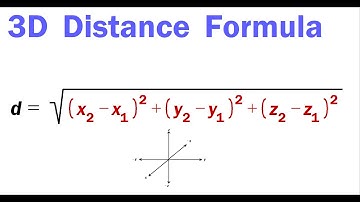 Example of using the distance formula in 3D