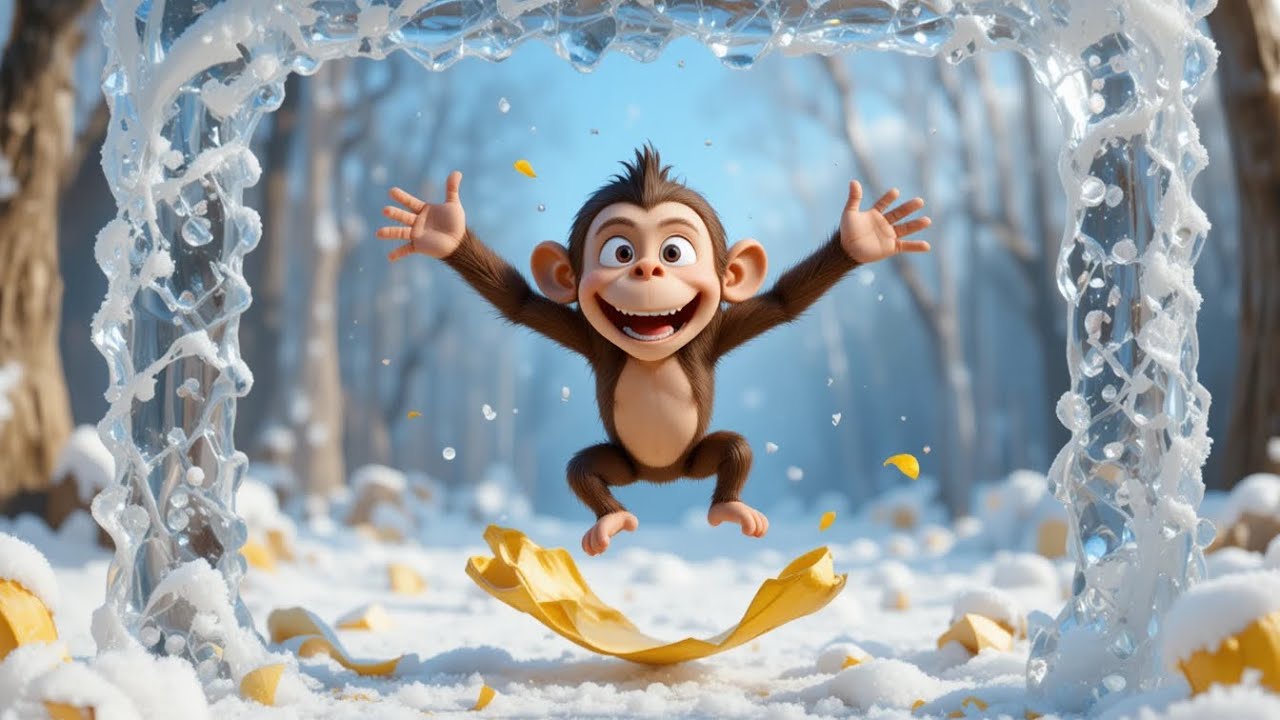 Bobo the Monkey 🐒🍌 | The Missing Banana | Funny Kids Cartoon  