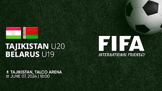 Тоҷикистон U20 – Беларус U19 | Бозии дӯстона | 07 Июн 2024